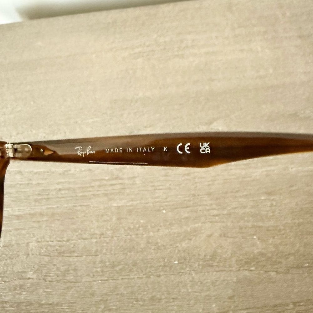 Ray-Ban BR2180 Highstreet Round Sunglasses in Brown Tortoise with Brown Lenses - Picture 5 of 6